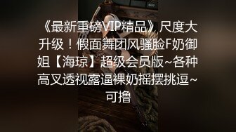 《最新重磅VIP精品》尺度大升级！假面舞团风骚脸F奶御姐【海琼】超级会员版~各种高叉透视露逼裸奶摇摆挑逗~可撸