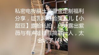 私密电报群土豪重金定制福利分享，巨乳网红脸美人儿【小甜豆】露脸私拍，户外露出紫薇与有声娃娃互搞第一人，太会玩了 (4)