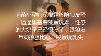 萌萌小孕妇深夜露脸陪狼友骚，逼逼里塞着跳蛋玩弄，性感的大奶子已经很胀了，跟狼友互动撩骚比心，跳蛋玩乳头