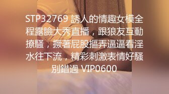 STP32769 誘人的情趣女模全程露臉大秀直播，跟狼友互動撩騷，撅著屁股摳弄逼逼看淫水往下流，精彩刺激表情好騷別錯過 VIP0600