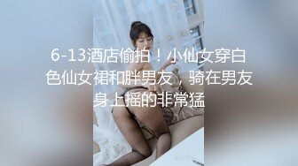 6-13酒店偷拍！小仙女穿白色仙女裙和胖男友，骑在男友身上摇的非常猛