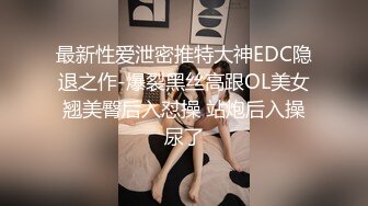 最新性爱泄密推特大神EDC隐退之作-爆裂黑丝高跟OL美女翘美臀后入怼操 站炮后入操尿了